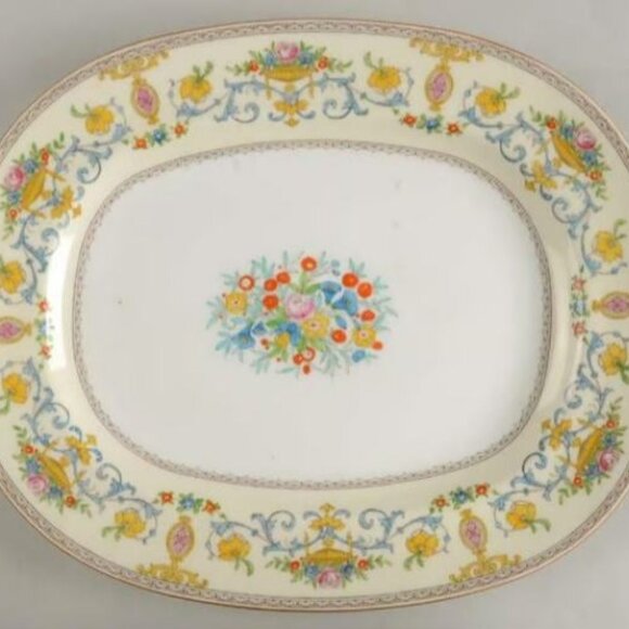 1928 Minton Talbot Oval Serving Platter 13" - Picture 1 of 3